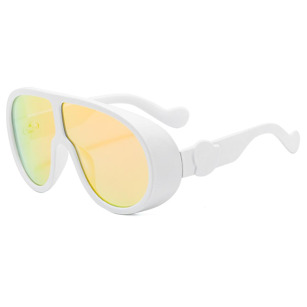 Панк Солнцезащитные очки мужские Преувеличенные очки с большой оправой солнцезащитные очки Мужские Женские крутые солнцезащитные очки