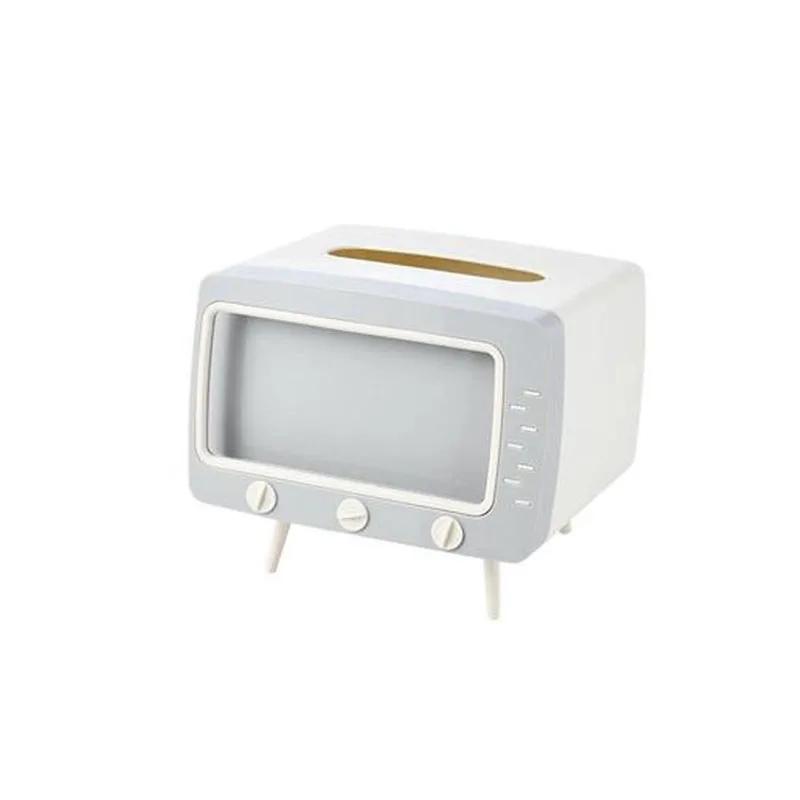 Новый держатель для салфеток для телевизора, настольный диспенсер для хранения салфеток, органайзер с держателем для мобильного телефона