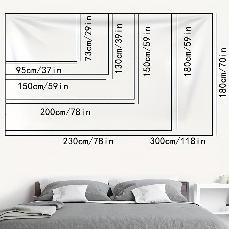 Матовый гобелен с принтом дерева, настенный гобелен для гостиной, спальни, декор комнаты в общежитии, домашний декор с бесплатным установочным пакетом