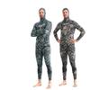 3mm Neoprene Camouflage Wetsuit Long Sleeve Fission Hooded 2 Pieces of Neoprene Submersible for Men Keep Warm Suit