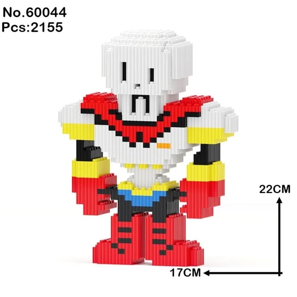 Undertale Санс Строительные Блоки Крест Кошмар Жнец Чернила Сон Скелет Монстр ABS Кубики Кукла Магические Блоки Игрушки Рождественский Подарок