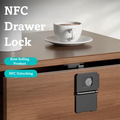 NFC Разблокировка Умный Замок для Шкафа Длительное Время Работы от Батареи Невидимый Дизайн Магнитный Сенсорный Замок Не Требует Сверления Легко Установить