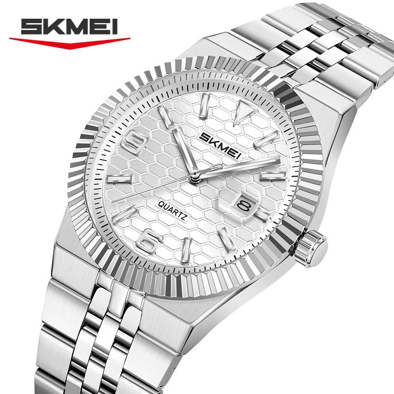 SKMEI Luxury Quartz Movement Watch For Men Women Business Wristwatches Fashion Design Waterproof Time Clock Watches Reloj Hombre