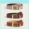 Style Ladies Belt With Alloy Buckle And Pu Material For Daily Fashion
