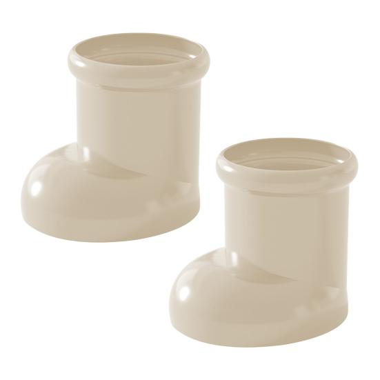 Милая коробка для хранения в форме ботинка, органайзер большой вместимости для кистей для макияжа