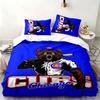 Chicago Cubs 3pc Set Perfect for Bedroom Use Comfortable Bedding Set Includes a Duvet Cover and Two Pillowcases Ideal Birthday or Christmas Gift
