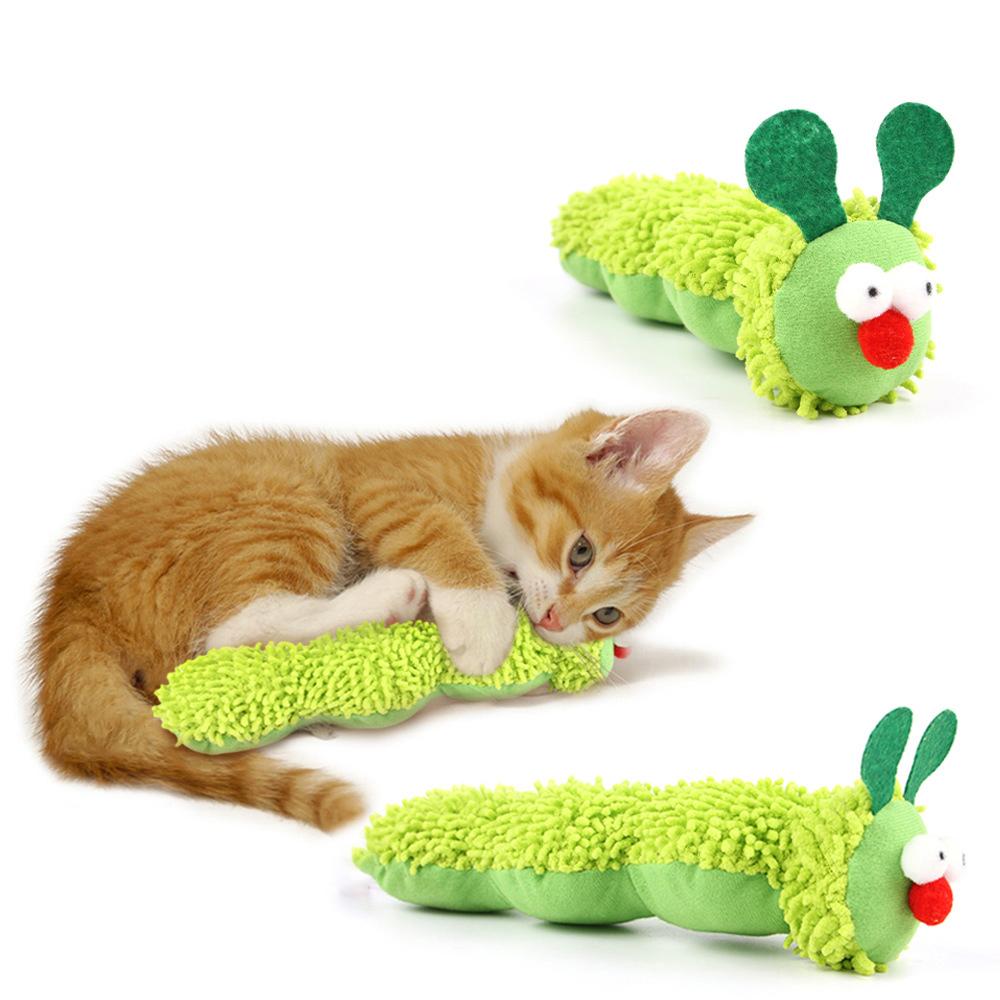 Игрушки для жевания кошек, гусеница, кошачья мята, молярная игрушка, серебряная лоза, тизер для кошек, интерактивная игрушка для чистки рта, игрушка для котенка, товары для домашних животных, аксессуары