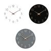 12-дюймовые настенные часы, не тикающие, бесшумные, подвесные, современные, декоративные для