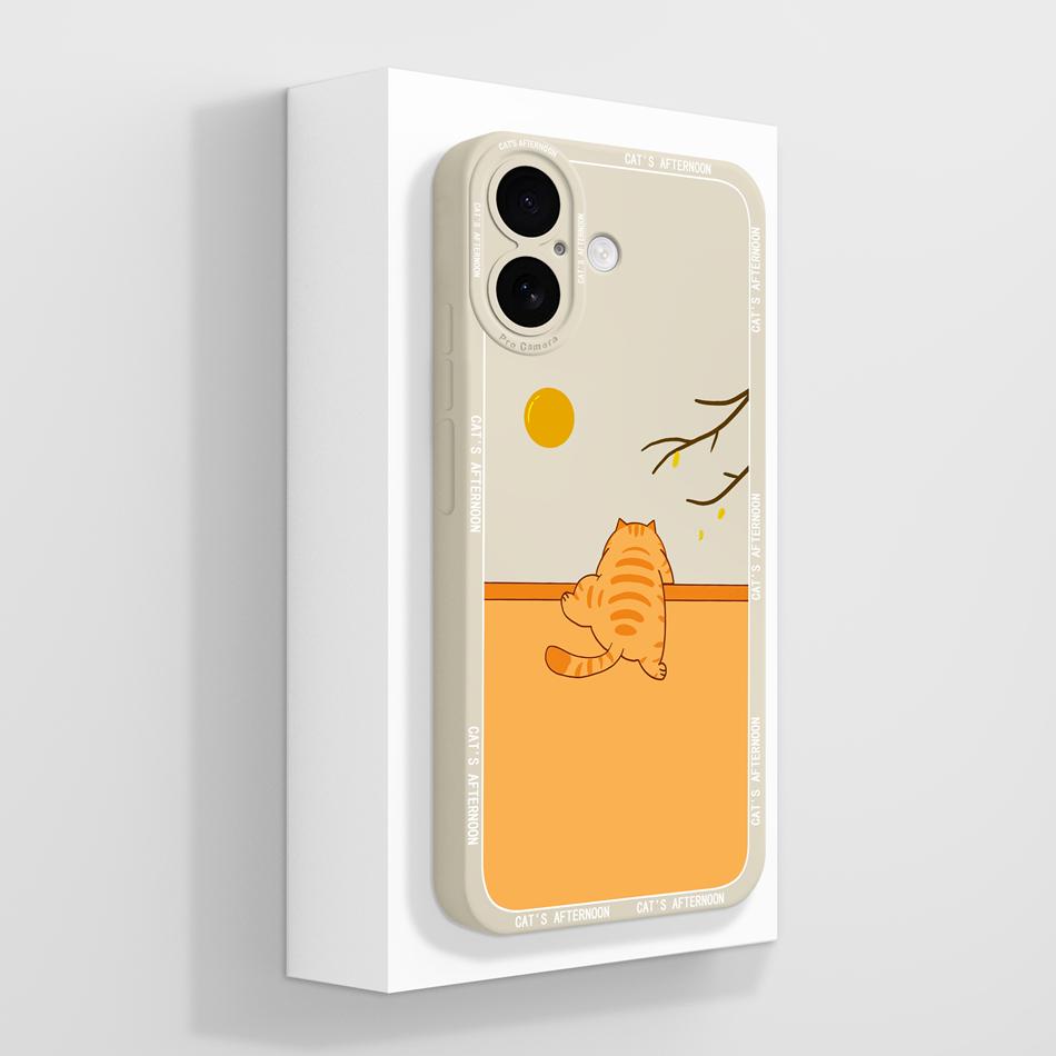 Cute Panda Case For iPhone 17 Pro Max / iPhone Air High Quality Back Cover Liquid Silicone Anti Drop Soft Bumper For iPhone17