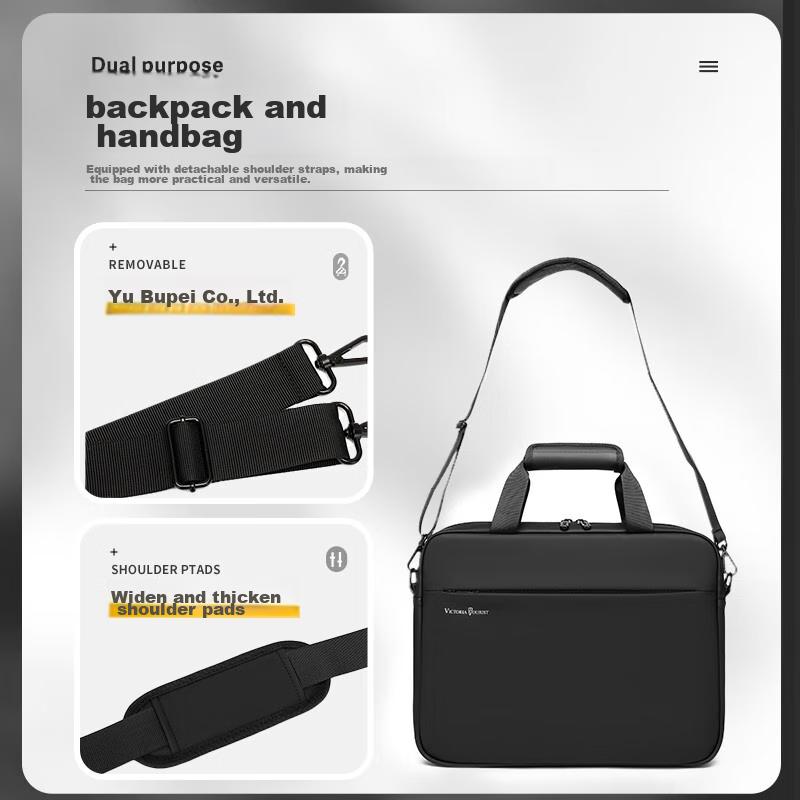 VICTORIATOURIST Laptop Bag Handheld 15.6-Inch Apple Lenovo Xiaoxin Huawei ASUS Men\'s Business Gaming Laptop Bag Handbag