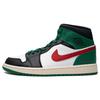 Air Jordan 1 Винтажные Баскетбольные Кроссовки Мужские Средние Зеленый/Черный/Красный 852542-301(Команда98-)