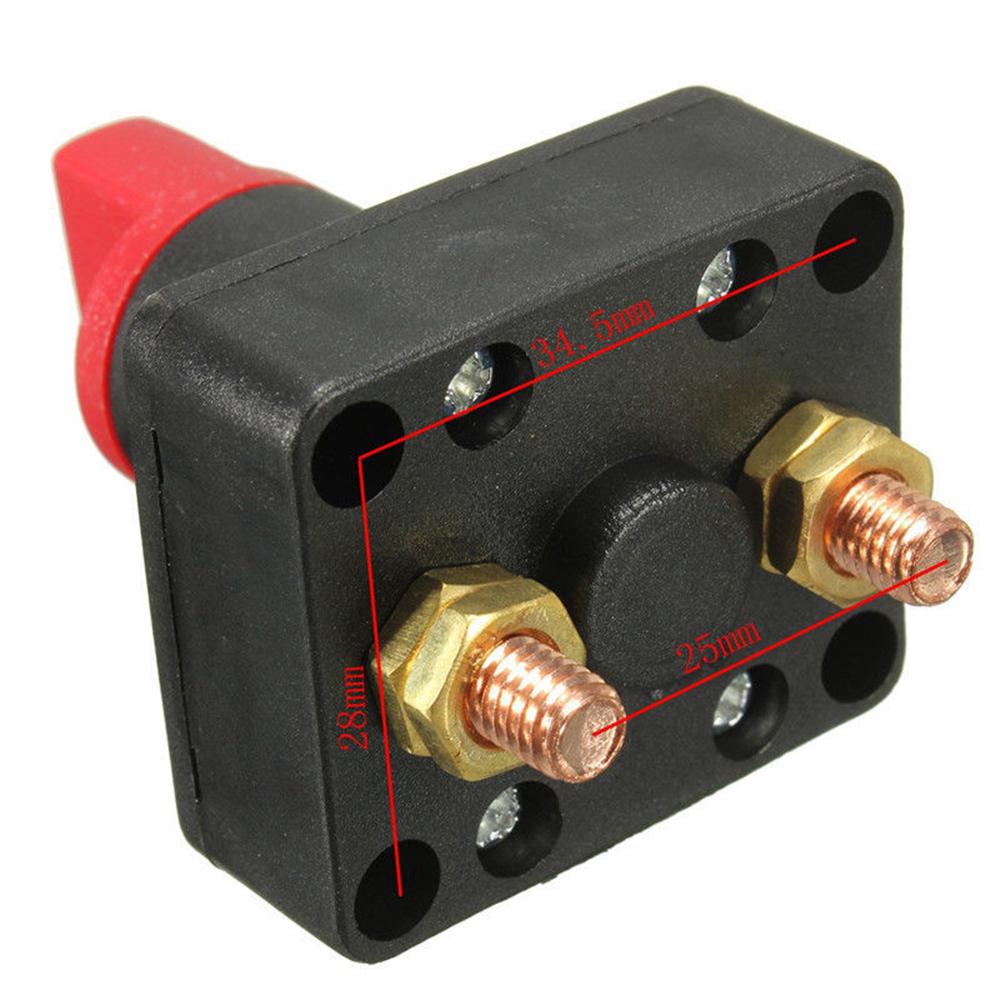 12V 24V Current Battery Isolator Isolation Switch Disconnect Power Cut End Cut Off Switch Suitable For Boat Car Truck Yacht