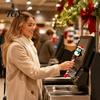 Portable Card Wand Christmas Tap-to-Pay Wand, 3D Printed Credit Holder with Candy Festive Payment Tool Cane Handle, Contactless Stick for Checkout,