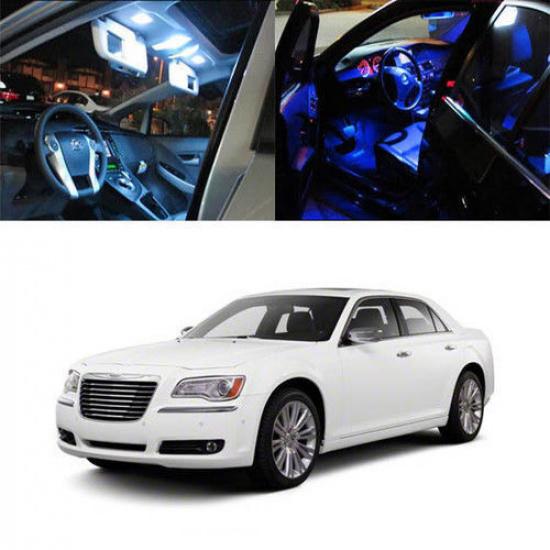 4 x 5050 SMD Полный Светодиодный Пакет Освещения Салона Для Chrysler 300 300C 2011-up