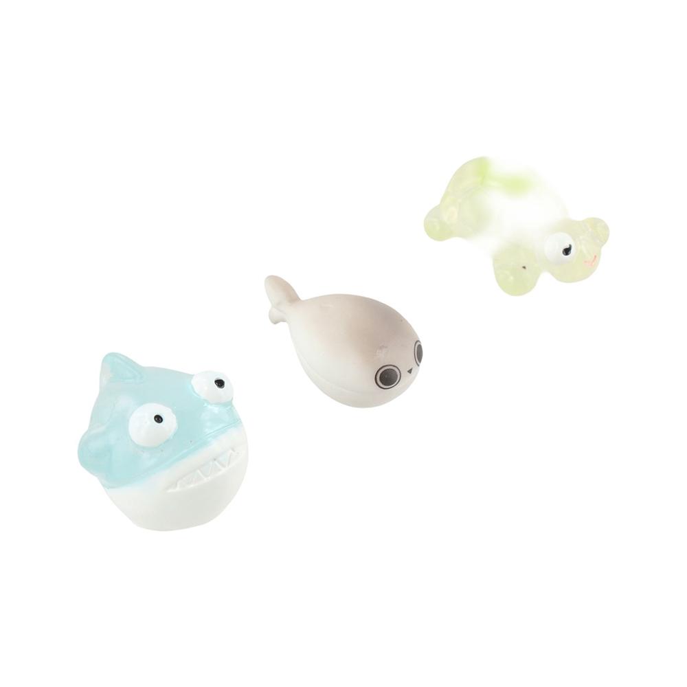 Resin Crafts Marine Animals Fish Ornaments Cute Mini Miniatures Animals Figurines DIY Coral Fish Garden Decorations