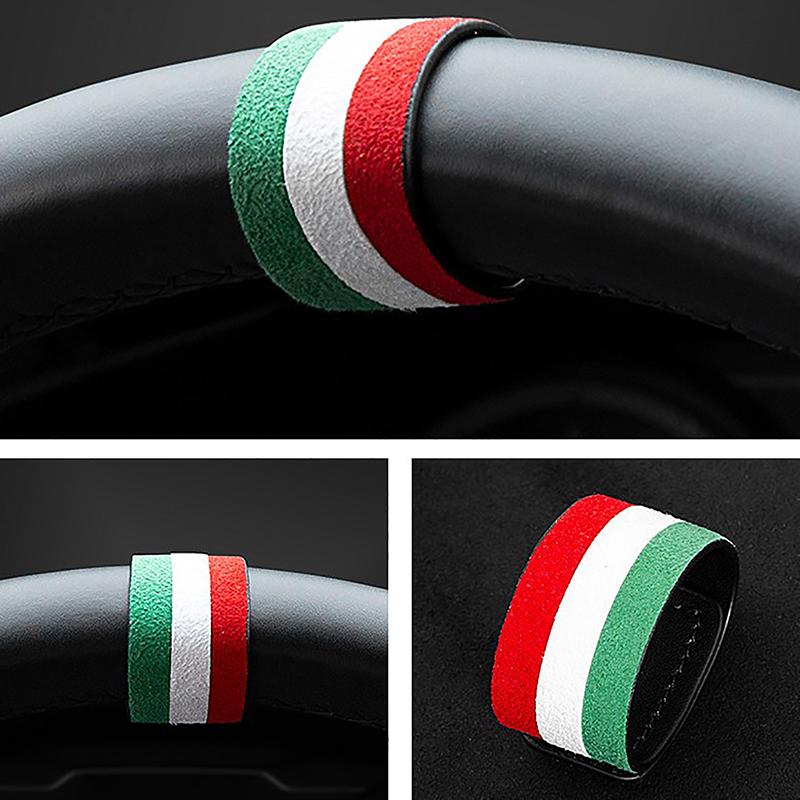1 шт., стандартный универсальный набор рулевого колеса, аксессуары для модификации автомобиля, центральная линия, креативная маркировка, наклейка-подсказка