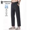 ROBINHOOD Men's Summer Lightweight Breathable Straight-Leg Casual Pants