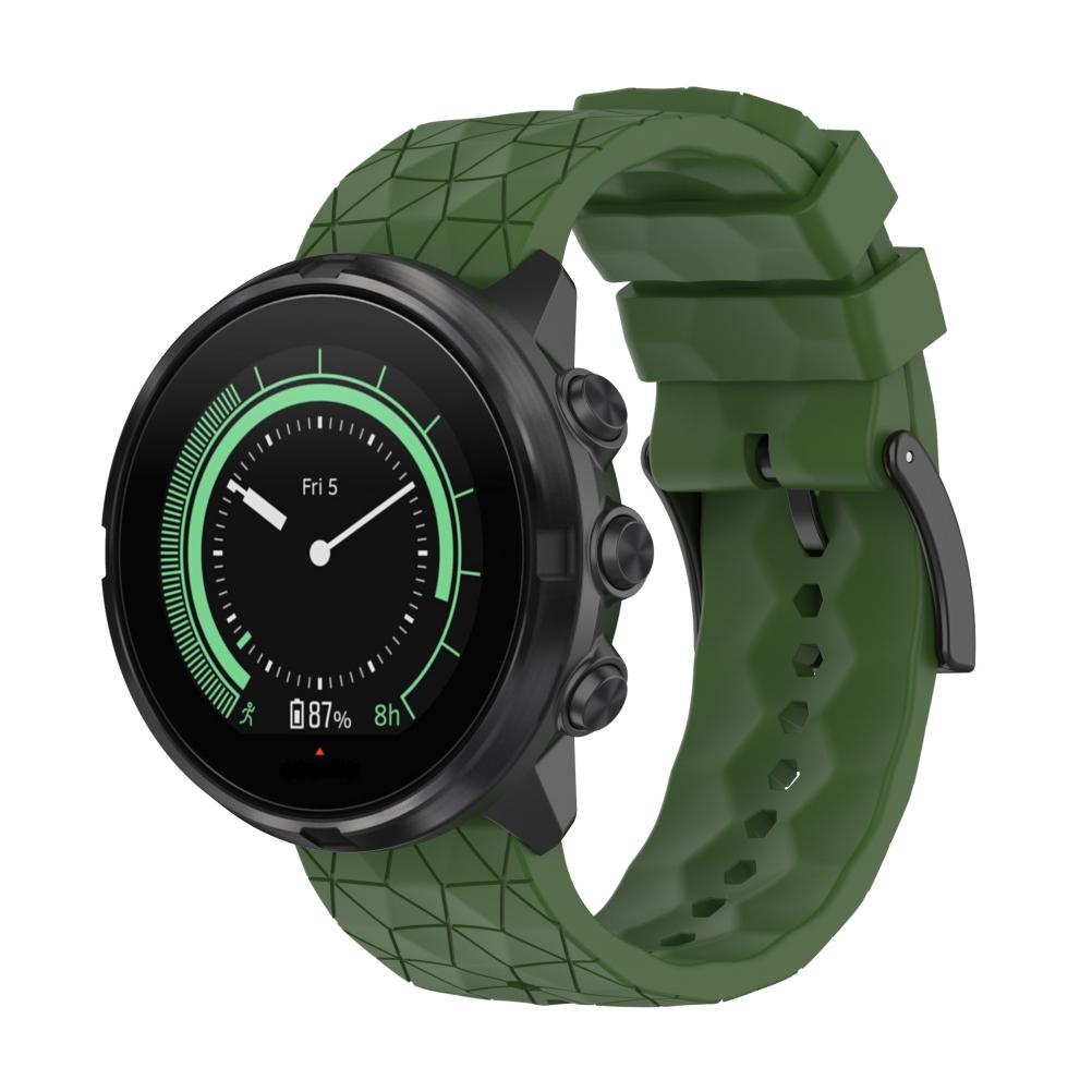 Силиконовый ремешок, совместимый для смарт-часов Suunto 9 GPS SUUNTO 9 Baro Sport, с пульсометром на запястье, сменный ремешок