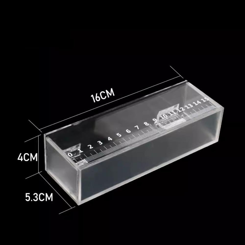Transparent Fish Viewing Box Micro Landscape Mini Desktop Goldfish Bowl Dustproof Broken Resistant Fish Breeding Tanks