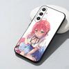 Виртуальные персонажи Сакура М-Мико Чехол для телефона для Samsung Galaxy A73, A72, A71, A70, A52, A51 Другие Мягкий черный чехол