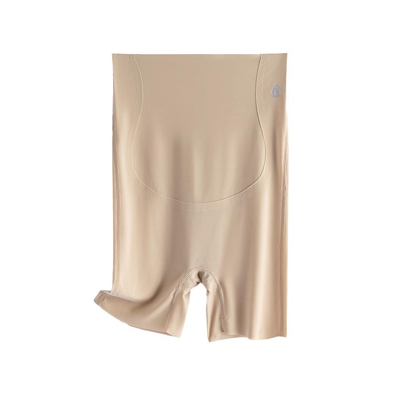 Plus Size High Elastic Maternity Support Shorts - Spring/Summer, Anti-Exposure