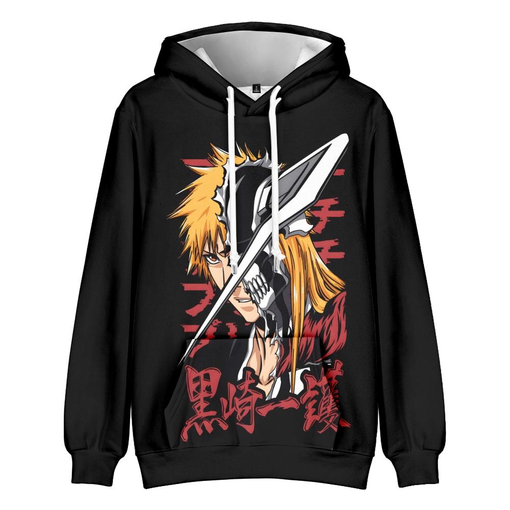 Аниме BLEACH Мужские Женские Толстовки Осенние Повседневные Пуловеры Толстовки С Капюшоном Мода Хип-Хоп Толстовка Одежда