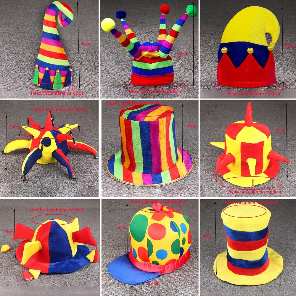 Costume Props Funny Costume Cap Parties Dress Up Funny Hat Joker's Funny Costume Halloween Party