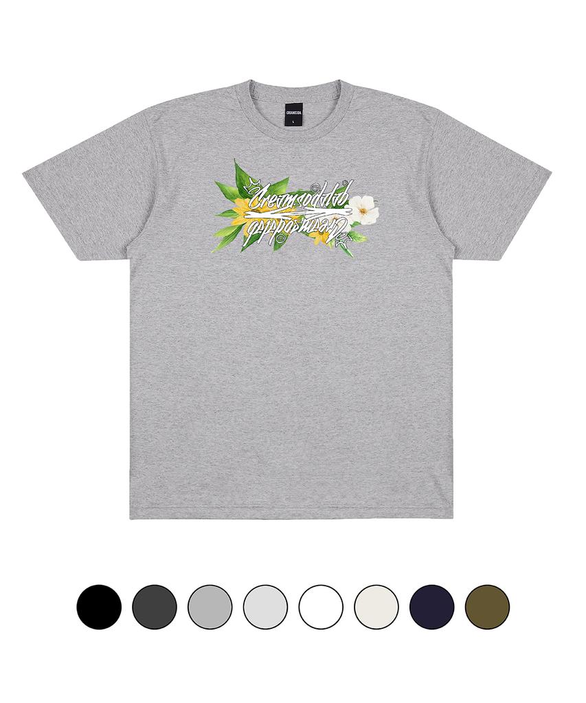 CREAM SODA LAB Crsdel Fantasy Flower Short Sleeve T-Shirt (Type A)