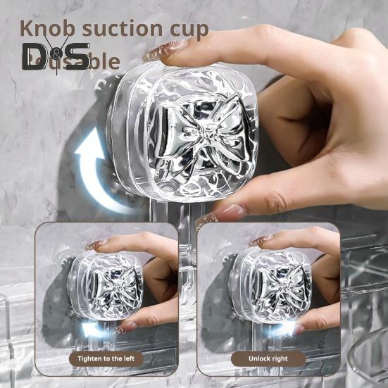 Полка для хранения Caddy с прозрачной стеной без сверления и присоской. Треугольные отсеки. Прочная несущая способность. Простая установка. Угловая полка для хранения в ванной комнате.