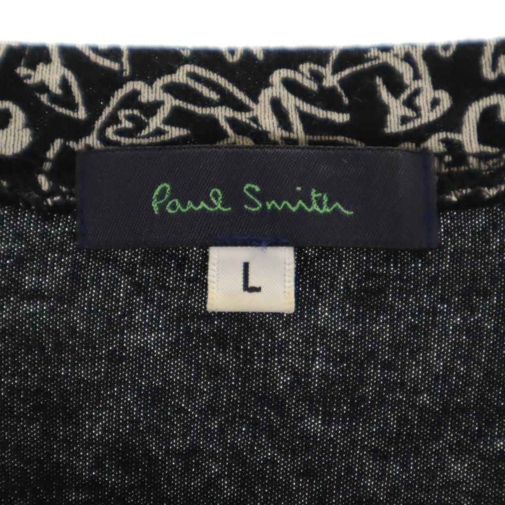 Paul Smith Сделано в Японии Футболка с коротким рукавом L Серия черного цвета Женская Б/у