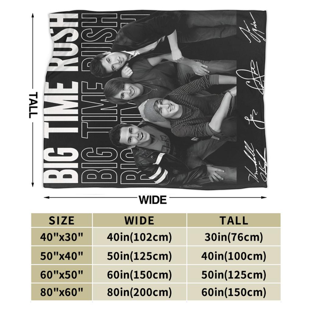Плед Big Time Rush Country Music Tour 2025, зимний, супермягкий, для гостиной, покрывало для кровати, чехол для дивана-кровати