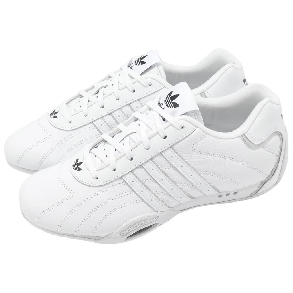 adidas Adi Racer Low Белые Металлик Серебристые Женские Кроссовки Облачно-Белый Основной Черный JS0279