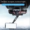 Foldable Rearview Mirror Phone Mount Bracket Adjustable Mobile Cell Support Tools  Adults