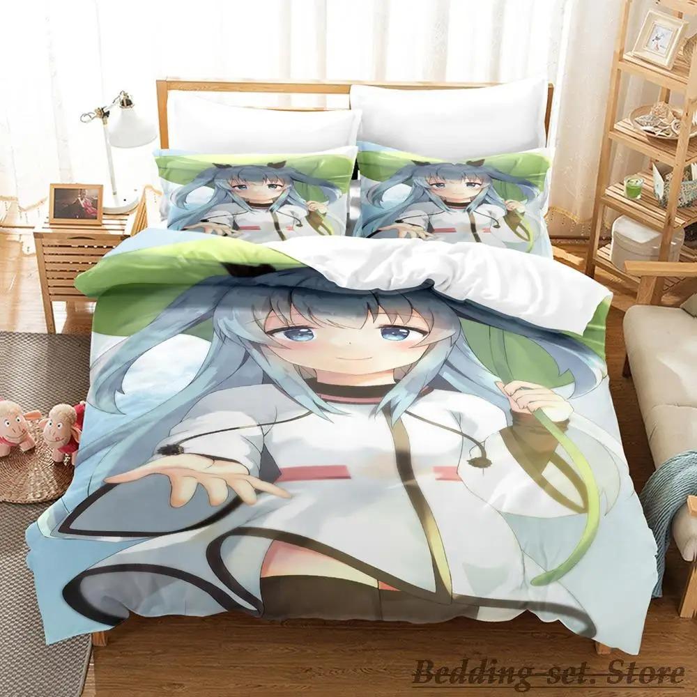 New Sora No Method Celestial Method Bedding Set Single Twin Full Queen King Size Bed Set Adult Kid Bedroom Duvetcover Sets Anime