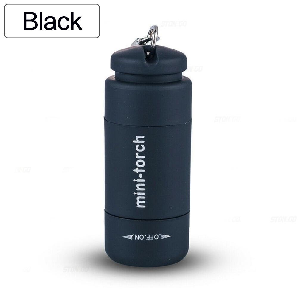 1PC Mini Keychain Pocket Torch USB Rechargeable LED Light Stonego Flashlight Lamp Waterproof Keychain Ligh