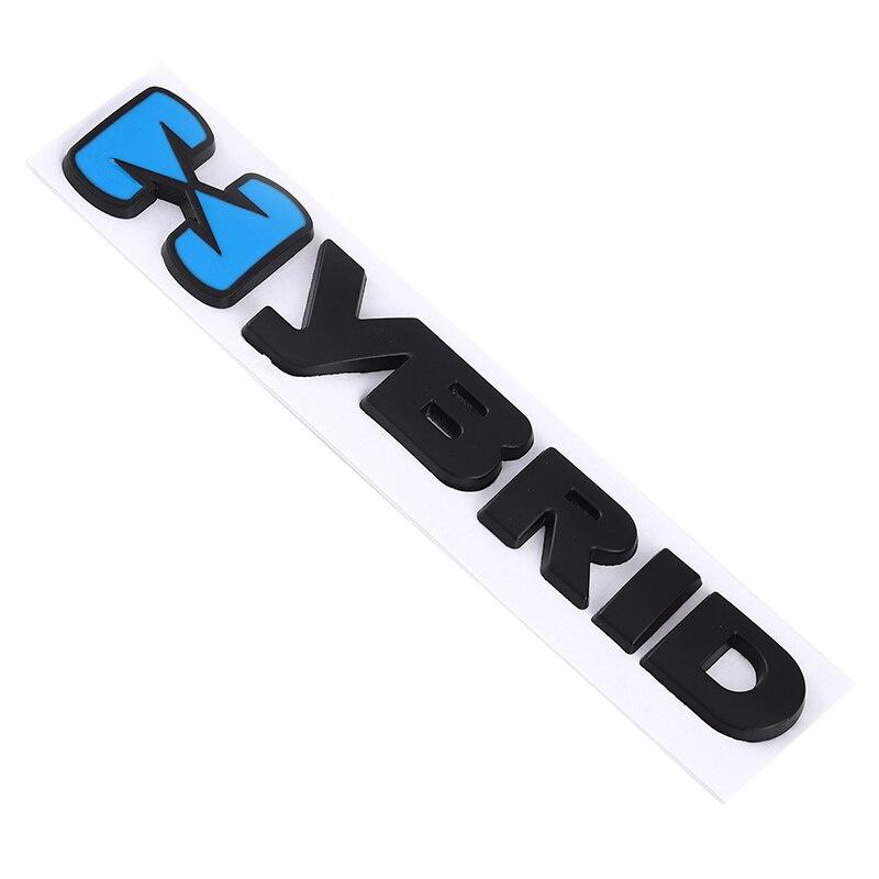 Наклейка на автомобиль HYBRID Logo Emblem Chrome Badge Decals для стайлинга автомобиля Наклейка