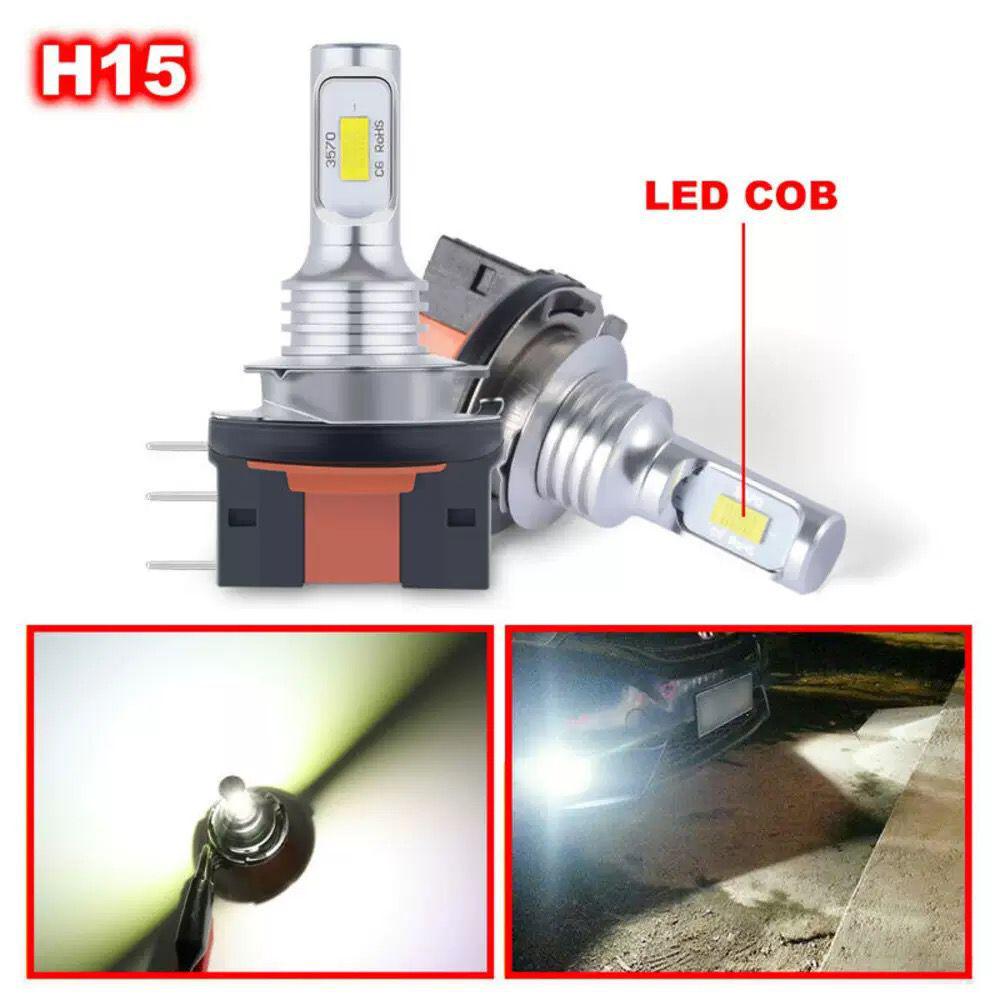 Светодиодная лампа H15 для фары - Дальний/Ближний свет и Противотуманная фара, Сверхяркое автомобильное освещение