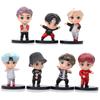 Очаровательный набор из 7 мини-фигурок Bts Tinytan с изображением Dynamite Bangtan Boys Для подарка и коллекции