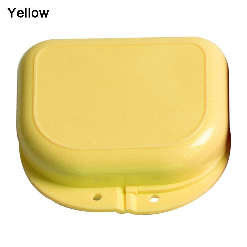 Portable Denture Box Container Mouth Guard Box Oral Hygiene Dental Retainer Storage Case New