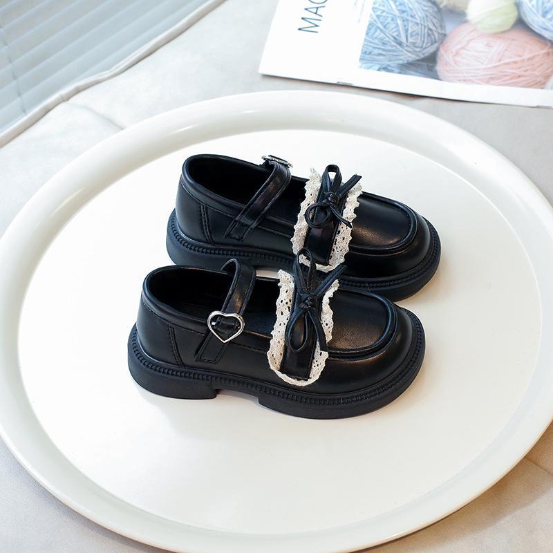 Girls' Small Leather Shoes 2025 Spring and Summer New Little Girl Fashion Princess Shoes Girl Baby Soft Sole Non-slip Children's Single Shoes