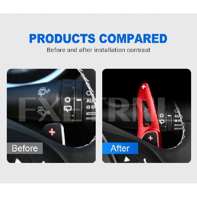 Для Alfa Romeo Giulietta 2011-2020 / Alfa MiTo 2010-2019 Автомобильный Руль Лепестки Переключения Передач DSG Удлинители Наклейки на Рычаг Переключения Передач Аксессуары