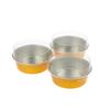 10Pcs Round Baking Cups Aluminum Foil With Lids Reusable Cupcake Cups Desserts Cake Pudding Jello Cups Kitchen Tools