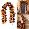 Silk Halloween Leaf Vines Realistic Artificial Hanging Vine Garland  Table Decoration