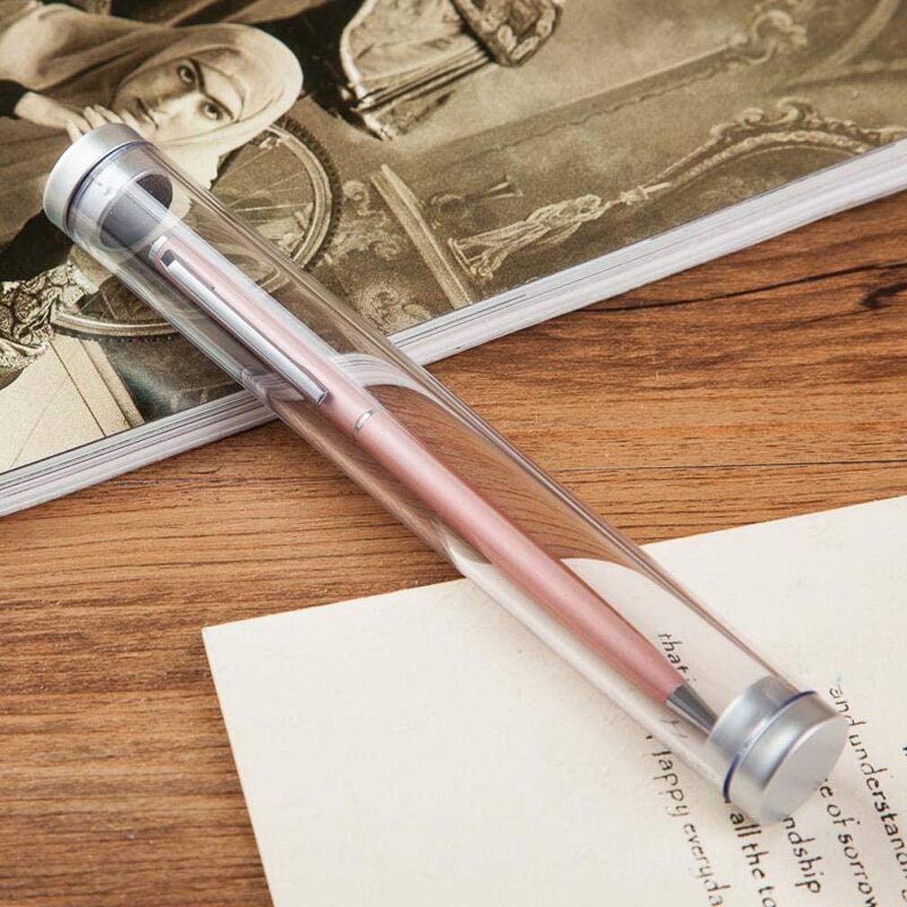 10 шт. прозрачные акриловые цилиндрические пеналы для ручек подарочные коробки для офиса школы