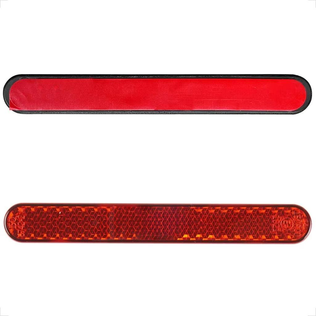 evermotor Reflector Reflector Bike Paste Mini Small Red Bicycle (2 Pieces)