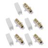 5Pcs Wire Connector Brass Conductor Double Screws ABS Shell Butt Wire Terminal Block 1000V 100A