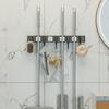 Wall Mounted Broom Holder Mop Rack Strong Load-bearing Easy To Install Universal Broom Hanger Tool Organizer Rack