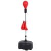 Punching Ball Set, Boxing Training Set, Height-Adjustable 136-154 cm, with 1 Pair of Gloves, Suitable for Professionals and Beginners