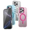 Fashion Magnetic Candy Matte Phone Case for iPhone 16 14 15 Plus 11 13 12 16 Pro Max Magsafe Clear Protector Shockproof Cover