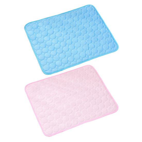 Летний охлаждающий коврик для собак, моющийся, самоохлаждающийся коврик из ледяного шелка для маленьких и средних собак, кошек, противоскользящий коврик для сна, для ящика, кровати, пола, автомобильного сиденья